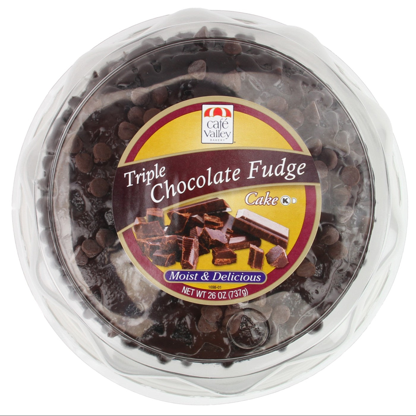 Bizcocho Bundt Triple Chocolate Fudge - 9 / 26 oz