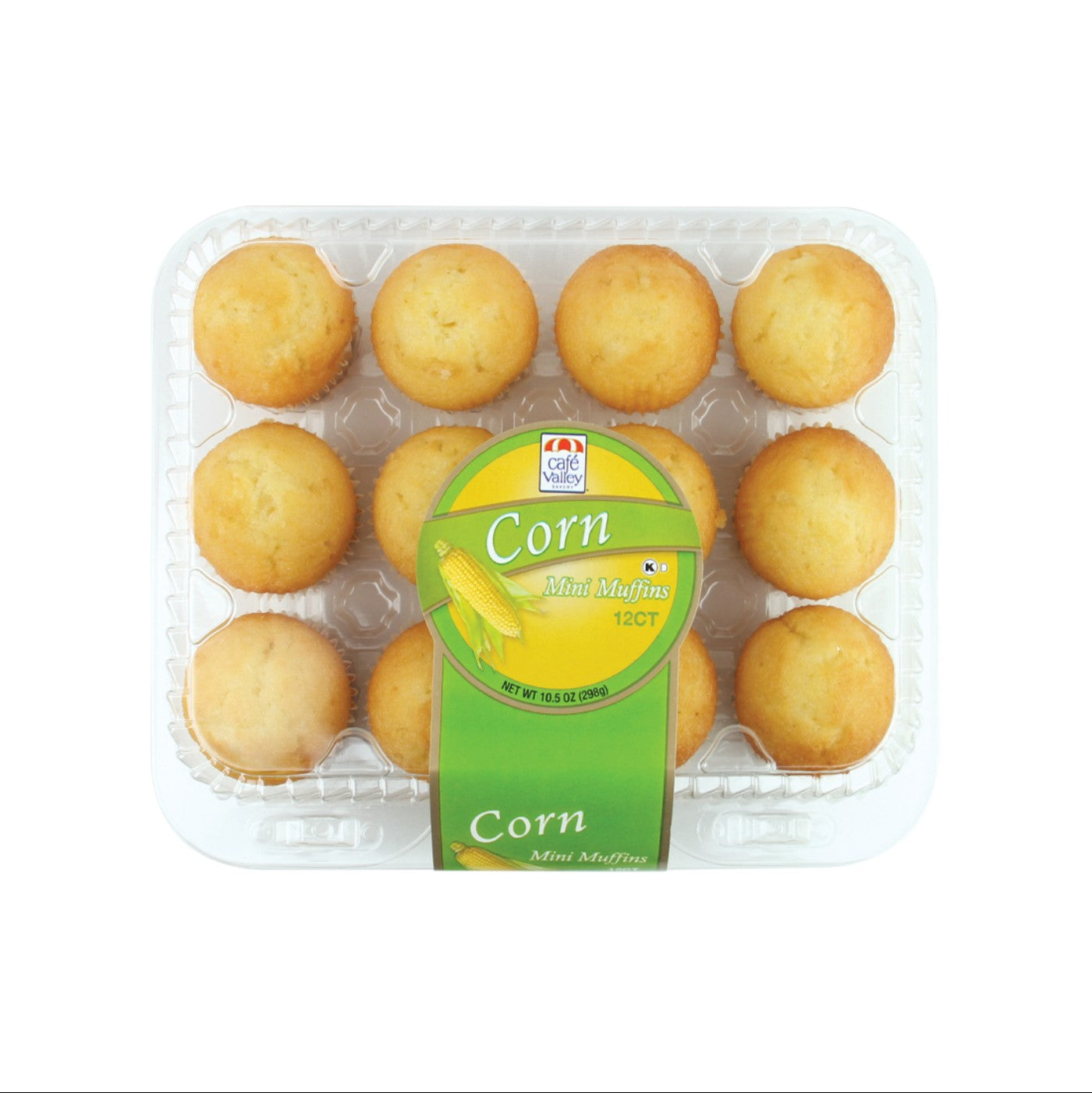 Muffin Mini 12 ct Corn - 12 / 10.5 oz