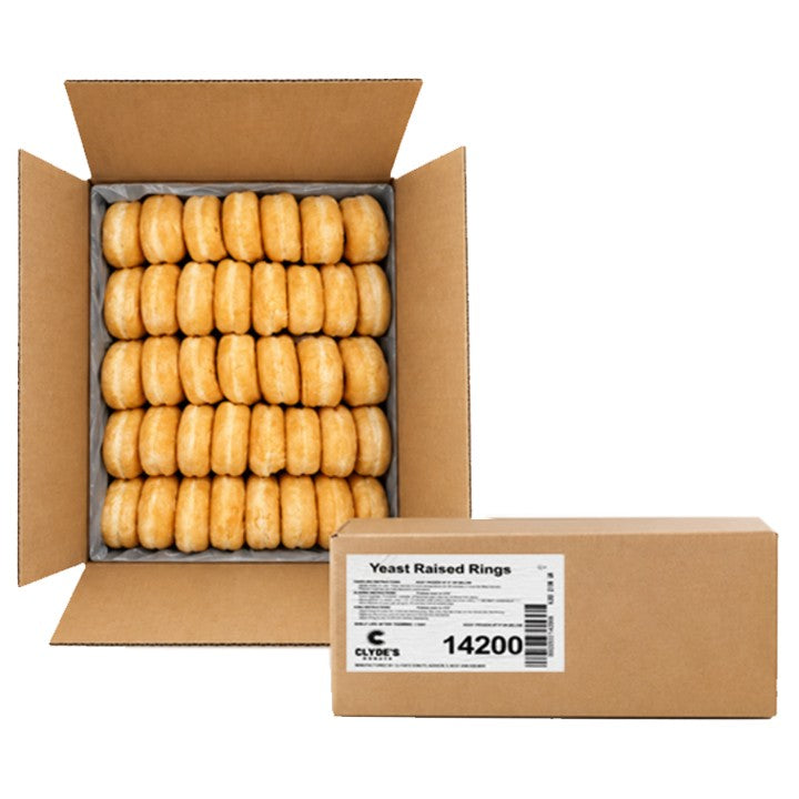 Dona Pre-Frita Ring 2.25 oz – Clyde’s – 80 unidades por caja