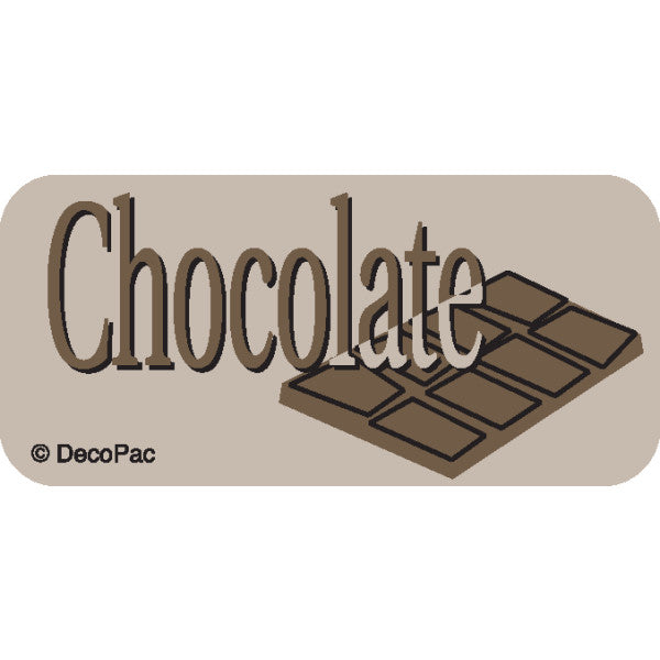 Promotional Label – Chocolate - 1 / 500