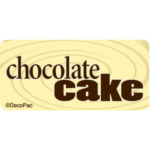 Promotional Label - Chocolate Cake (Por Orden Especial) - 1 / 500
