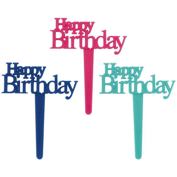 DecoPics - Happy Birthday Script - 144 / PKG