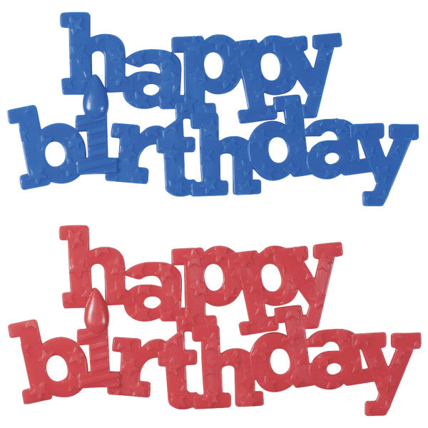 Layon – Block Letter Happy Birthday - 72 / PKG