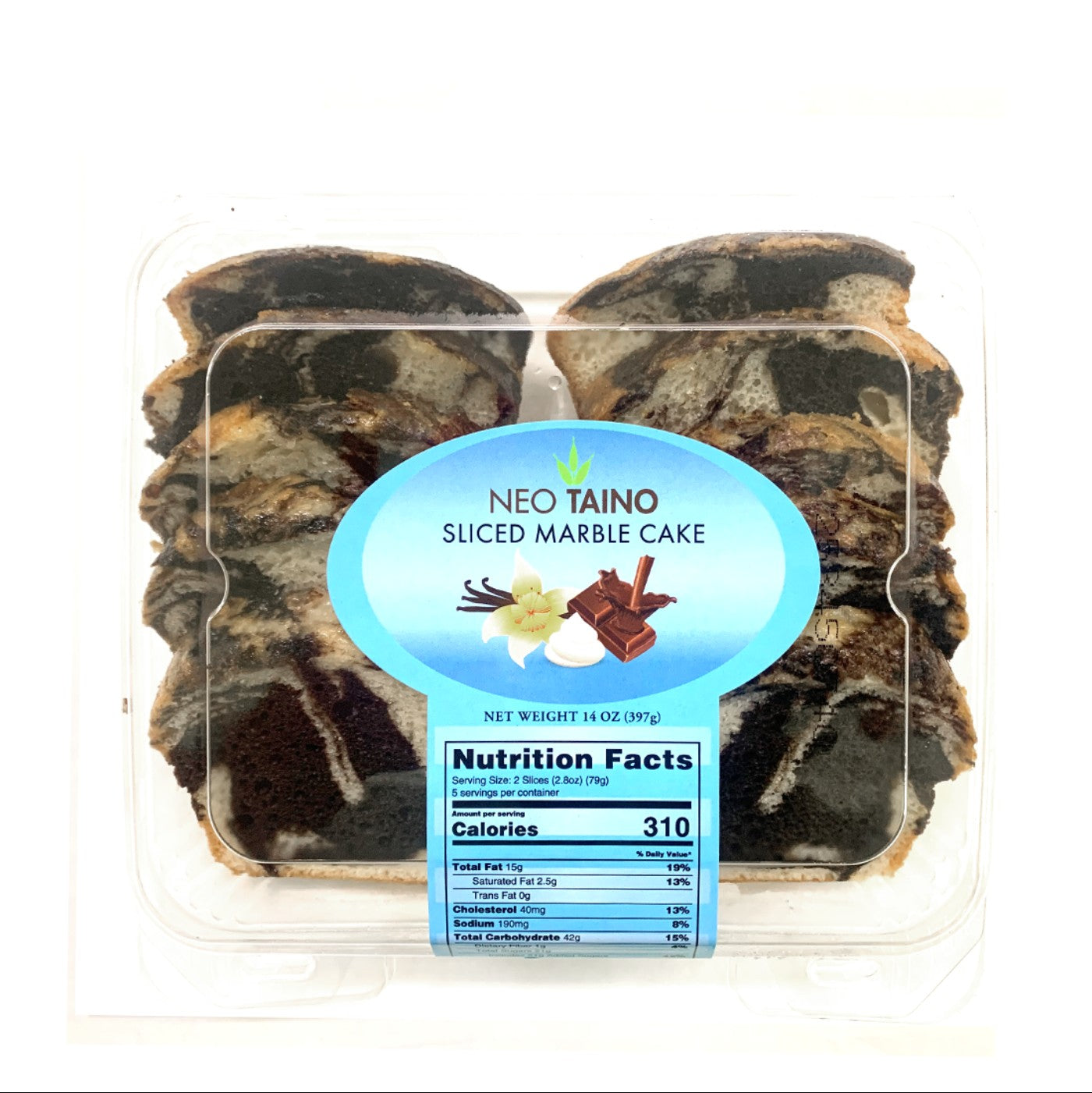 Bizcocho Sliced Marble Creme Cake - 12 / 14 oz